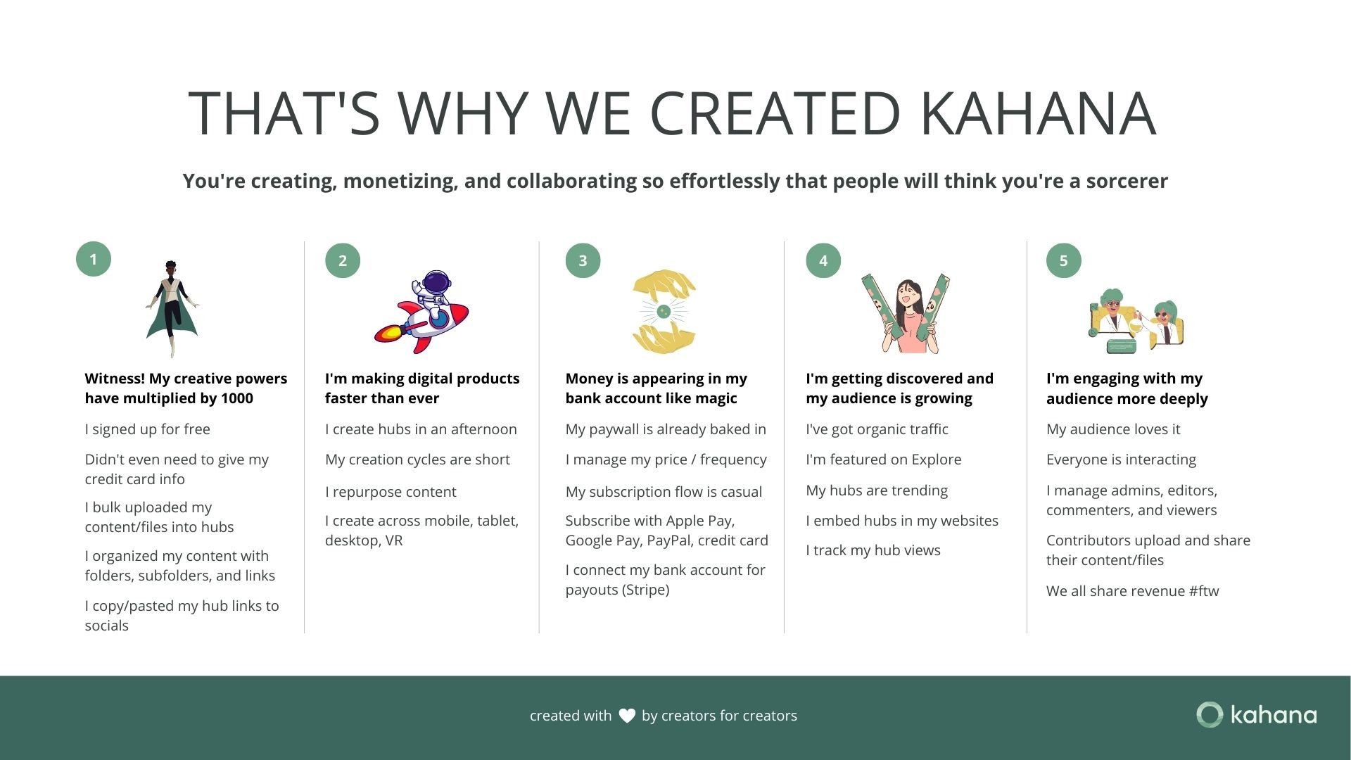 List of 5 Key Benefits of Kahana